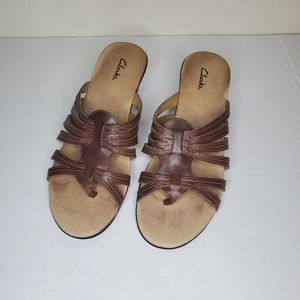 Clarks Leather Sandals Size 7 1/2